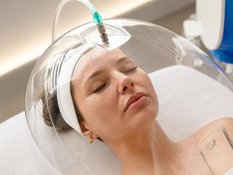 Oxigenoterapia facial en Glow Medical Clinique